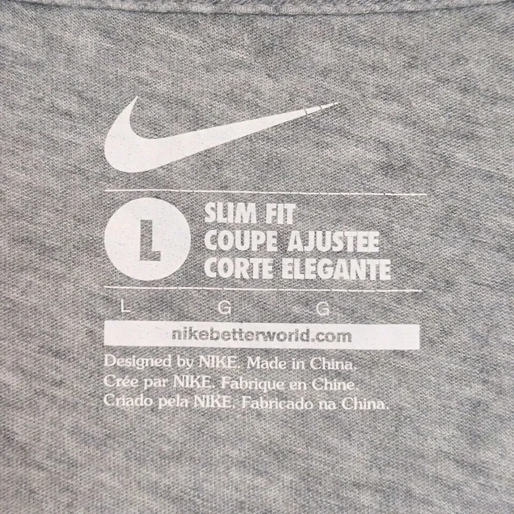 Nike Alabama We Own This National Champions 2012 Gray V Neck Tee Women's L